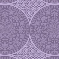 紫地のオリエンタルな紋様の模様