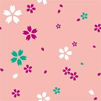 桜のシームレス模様素材(15)