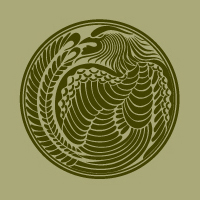 龍丸紋のパターンタイル(4)模様