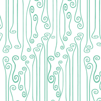 緑風呂敷柄のパターンタイル模様