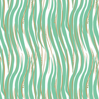 水の流れのような流線パターン模様素材(グリーン)