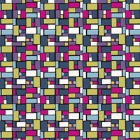 モザイクタイルのパターン模様素材(カラフル・黄緑ベース)