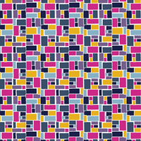 モザイクタイルのパターン模様素材(カラフル・紫ベース)