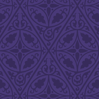紫地のエスニック調のパターンタイル模様