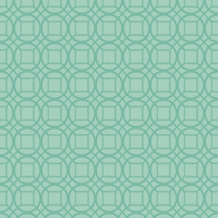 黄緑の円と四角の和柄パターンタイル模様