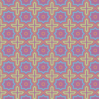 薄紫の幾何学調のパターンタイル模様
