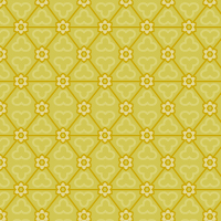 黄の和柄パターンタイル模様
