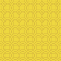 黄の円と四角の和柄パターンタイル模様