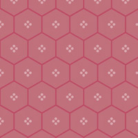 ピンクの六角形パターンタイル模様