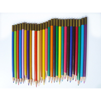カラフルな色鉛筆の写真素材(2)