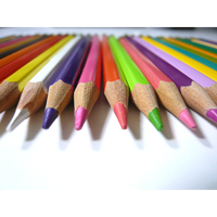 カラフルな色鉛筆の写真素材(9)