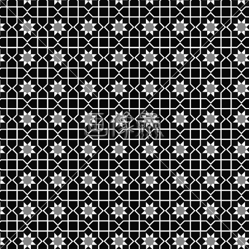 黒地の花型パターンタイル模様 画像衆 デザインを簡単レベルアップ 写真 模様 イラストのダウンロードサイト