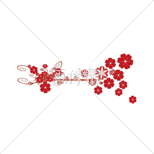 赤い花の 3 イラスト 画像衆 デザインを簡単レベルアップ 写真 模様 イラストのダウンロードサイト