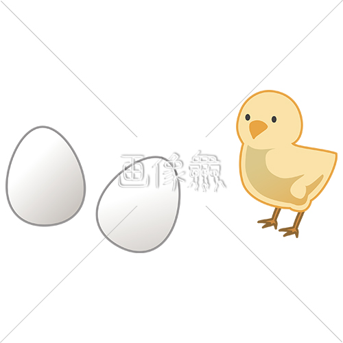 ひよこと卵のイラスト素材 画像衆 デザインを簡単レベルアップ