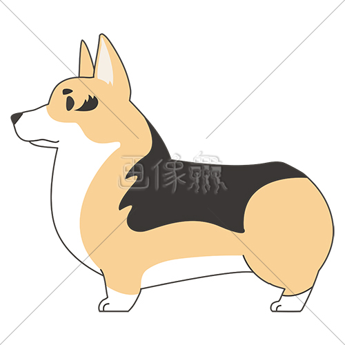 犬 コーギー のイラスト素材 1 画像衆 デザインを簡単レベルアップ 写真 模様 イラストのダウンロードサイト