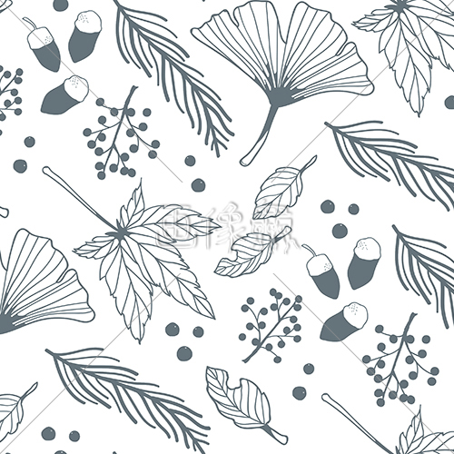 秋の植物柄シームレス模様素材 4 画像衆 デザインを簡単レベルアップ 写真 模様 イラストのダウンロードサイト