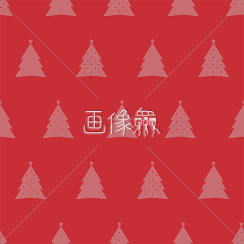 クリスマスツリーのシームレス模様素材(5)