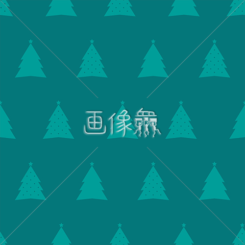 クリスマスツリーのシームレス模様素材(6)