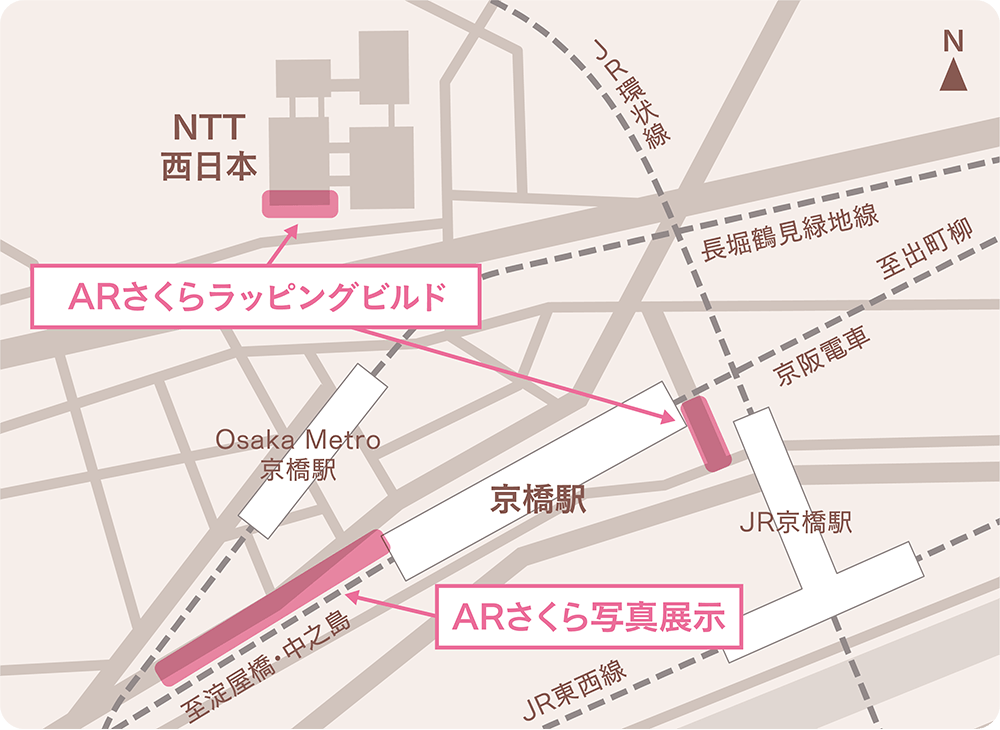 さくら祭りエリアMAP
